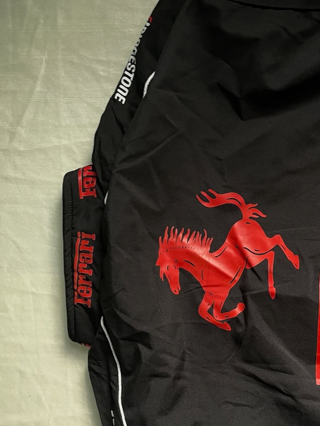Ferrari F1 racing jacket in black-Perspective